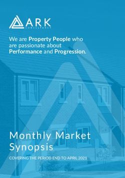 Monthly Market Synopsis - We are Property People who are passionate about Performance and Progression - ARK Consultancy