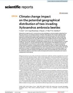 Climate change impact on the potential geographical distribution of two invading Xylosandrus ambrosia beetles - Nature