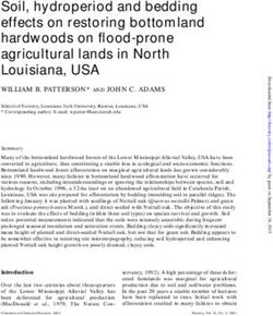 Soil, hydroperiod and bedding effects on restoring bottomland hardwoods on flood-prone agricultural lands in North Louisiana, USA