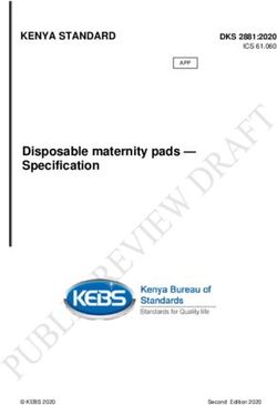 Disposable maternity pads - Specification - KENYA STANDARD DKS 2881:2020 - World Trade ...