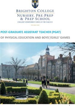 POST-GRADUATE ASSISTANT TEACHER (PGAT) OF PHYSICAL EDUCATION AND BOYS'/GIRLS' GAMES - Brighton ...