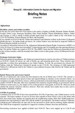 Briefing Notes Group 62 - Information Centre for Asylum and Migration - BAMF