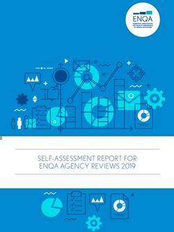 SELF-ASSESSMENT REPORT FOR ENQA AGENCY REVIEWS 2019