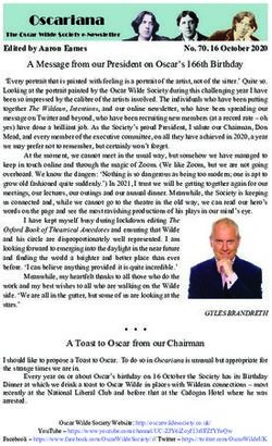 Oscariana - The Oscar Wilde Society