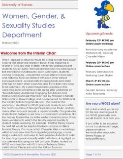Women, Gender, & Sexuality Studies Department - Women, Gender, and Sexuality ...
