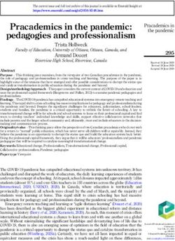 Pracademics in the pandemic: pedagogies and professionalism
