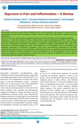 Naproxen in Pain and Inflammation - A Review - International ...