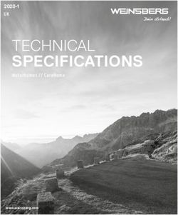 TECHNICAL SPECIFICATIONS - 2020-1 UK - Weinsberg