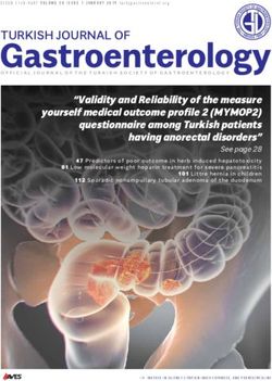 Gastroenterology - The Turkish Journal of Gastroenterology