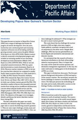 Developing Papua New Guinea's Tourism Sector