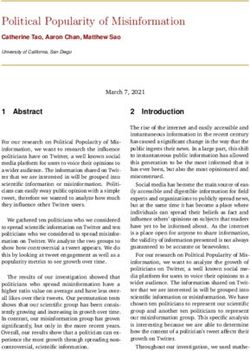 Political Popularity of Misinformation