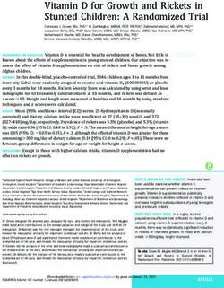 Vitamin D for Growth and Rickets in Stunted Children: A Randomized Trial