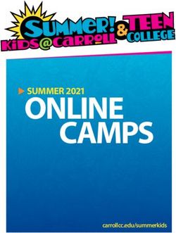 CAMPS SUMMER 2021 ONLINE - Carroll Community College