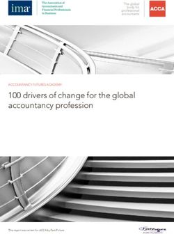 100 drivers of change for the global accountancy profession - ACCOUNTANCY FUTURES ACADEMY