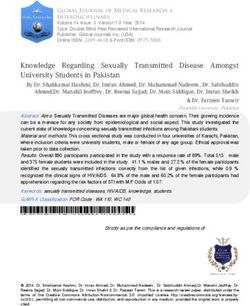 Knowledge Regarding Sexually Transmitted Disease Amongst University Students in Pakistan