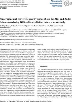 Orographic and convective gravity waves above the Alps and Andes Mountains during GPS radio occultation events - a case study - Atmos. Meas. Tech