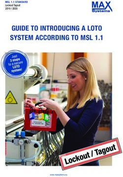 GUIDE TO INTRODUCING A LOTO SYSTEM ACCORDING TO MSL 1.1 - 3 steps to a secure - MSL 1.1 STANDARD - MAX Systems GmbH