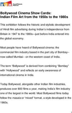 Bollywood Cinema Show Cards: Indian Film Art from the 1950s to the 1980s