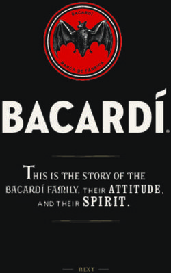 This is the story of the - AND THEIR SPIRIT. Bacardí family, THEIR ATTITUDE