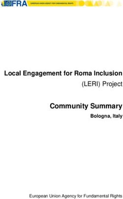 Community Summary Local Engagement for Roma Inclusion - (LERI) Project - EU Fundamental Rights Agency