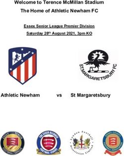 WELCOME TO TERENCE MCMILLAN STADIUM THE HOME OF ATHLETIC NEWHAM FC - ATHLETIC NEWHAM