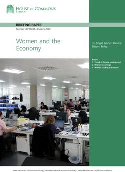 Women and the Economy - BRIEFING PAPER Number CBP06838, 4 March 2020 - UK Parliament