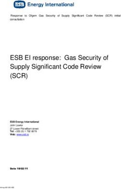 ESB EI response: Gas Security of Supply Significant Code Review - (SCR) - Ofgem