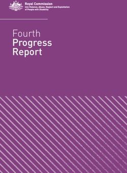 Fourth Progress Report - Disability Royal Commission