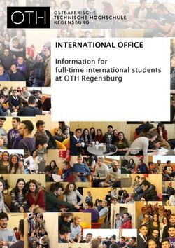 INTERNATIONAL OFFICE Information for full-time international students at OTH Regensburg