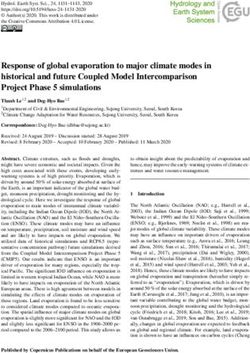 Response of global evaporation to major climate modes in historical and future Coupled Model Intercomparison Project Phase 5 simulations ...