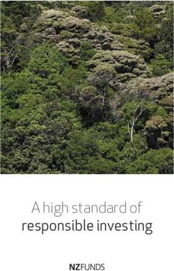 Responsible investing - A high standard of - NZ Funds