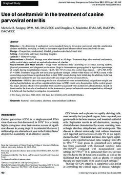 Use of oseltamivir in the treatment of canine parvoviral enteritis