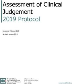 Assessment of Clinical Judgement 2019 Protocol - NDEB