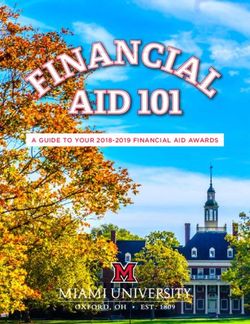 A GUIDE TO YOUR 2018-2019 FINANCIAL AID AWARDS - Miami University