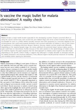 Is vaccine the magic bullet for malaria elimination? A reality check