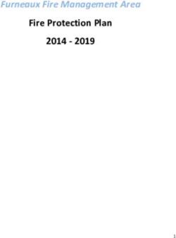 Furneaux Fire Management Area - Fire Protection Plan 2014 2019