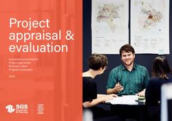 Project appraisal & evaluation - Investment prioritisation Project appraisals Business cases Program evaluation 2020 - SGS Economics & Planning