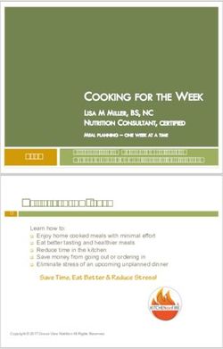 OBJECTIVES FOR TODAY 2018