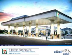 7-Eleven (Corporate) Ocean Gateway & Holly Grove Road Berlin, MD 21811 - Net Lease Investment Offering - The Boulder Group