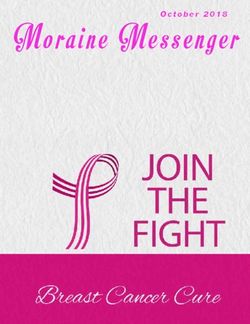 October 2018 Moraine Messenger - The City of Moraine