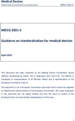 MDCG 2021-5 Guidance on standardisation for medical devices
