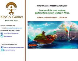 KIROO GAMES PRESENTATION 2019 - Creation of the most inspiring digital entertainment catalog in Africa - Kiro'o Games