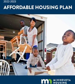 AFFORDABLE HOUSING PLAN 2022-2023