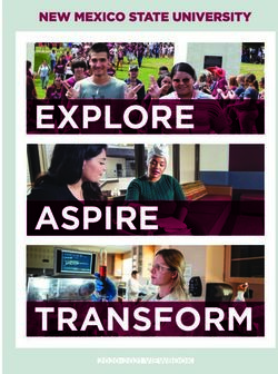 EXPLORE ASPIRE TRANSFORM - 2020-2021 VIEWBOOK - New Mexico State University