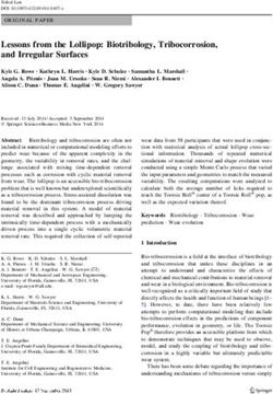 Lessons from the Lollipop: Biotribology, Tribocorrosion, and Irregular Surfaces