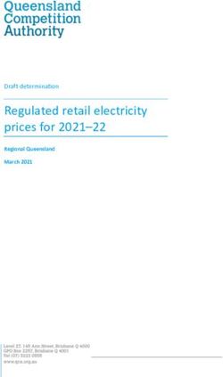Regulated retail electricity prices for 2021-22 - Draft determination Regional Queensland - Queensland ...