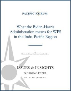 What the Biden-Harris Administration means for WPS in the Indo-Pacific Region - ISSUES & INSIGHTS