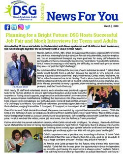 News For You - Down Syndrome Innovations