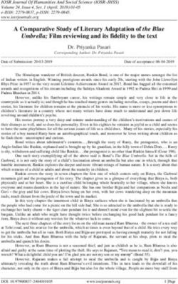 A Comparative Study of Literary Adaptation of the Blue - IOSR journals