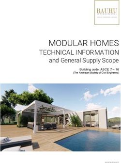 MODULAR HOMES TECHNICAL INFORMATION and General Supply Scope Building code: ASCE 7 - 16 (The American Society of Civil Engineers) - General Supply ...